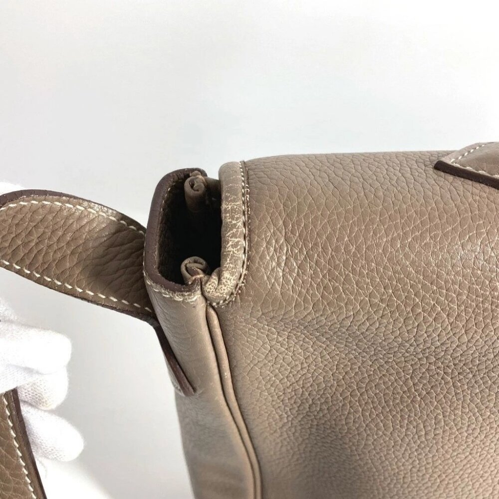 HERMES flap Victoria Messenger Bag 2WAY Bag Shoulder Bag Crossbody Hand Bag - Picture 13 of 14